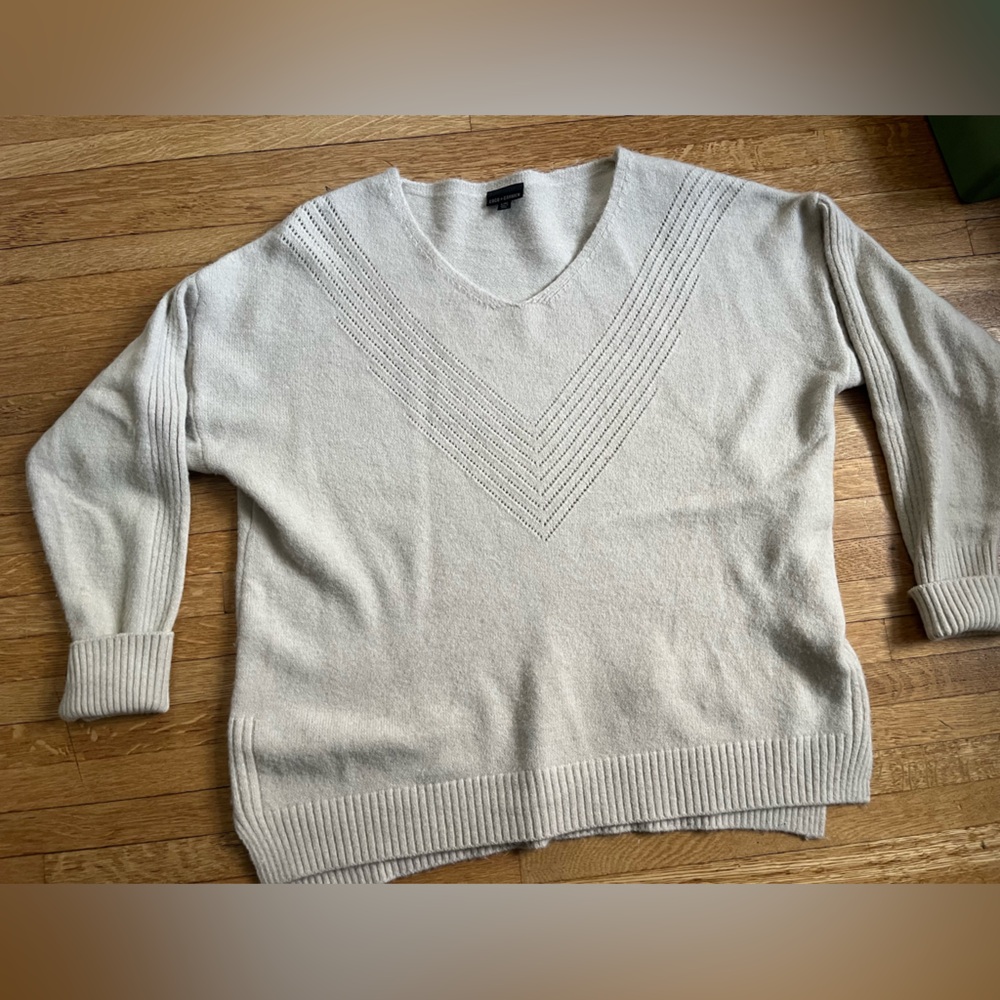 Cream sweater